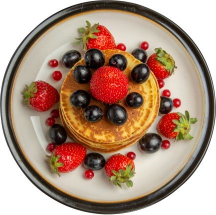 protein pancakes with healthy toppings