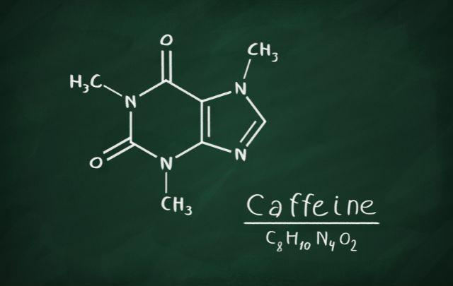 an image showing the chemical composition of caffeine