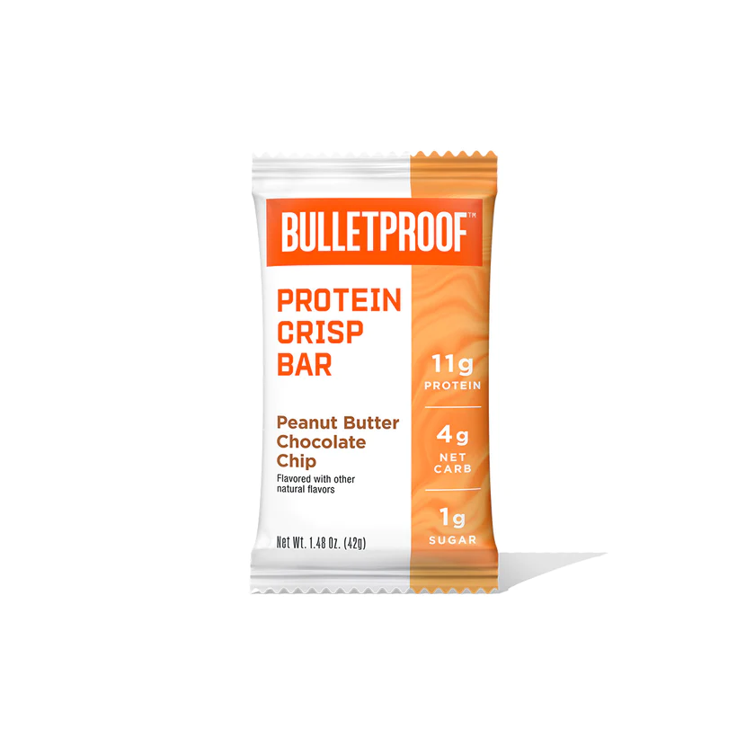 bullet proof protein bar on a white background